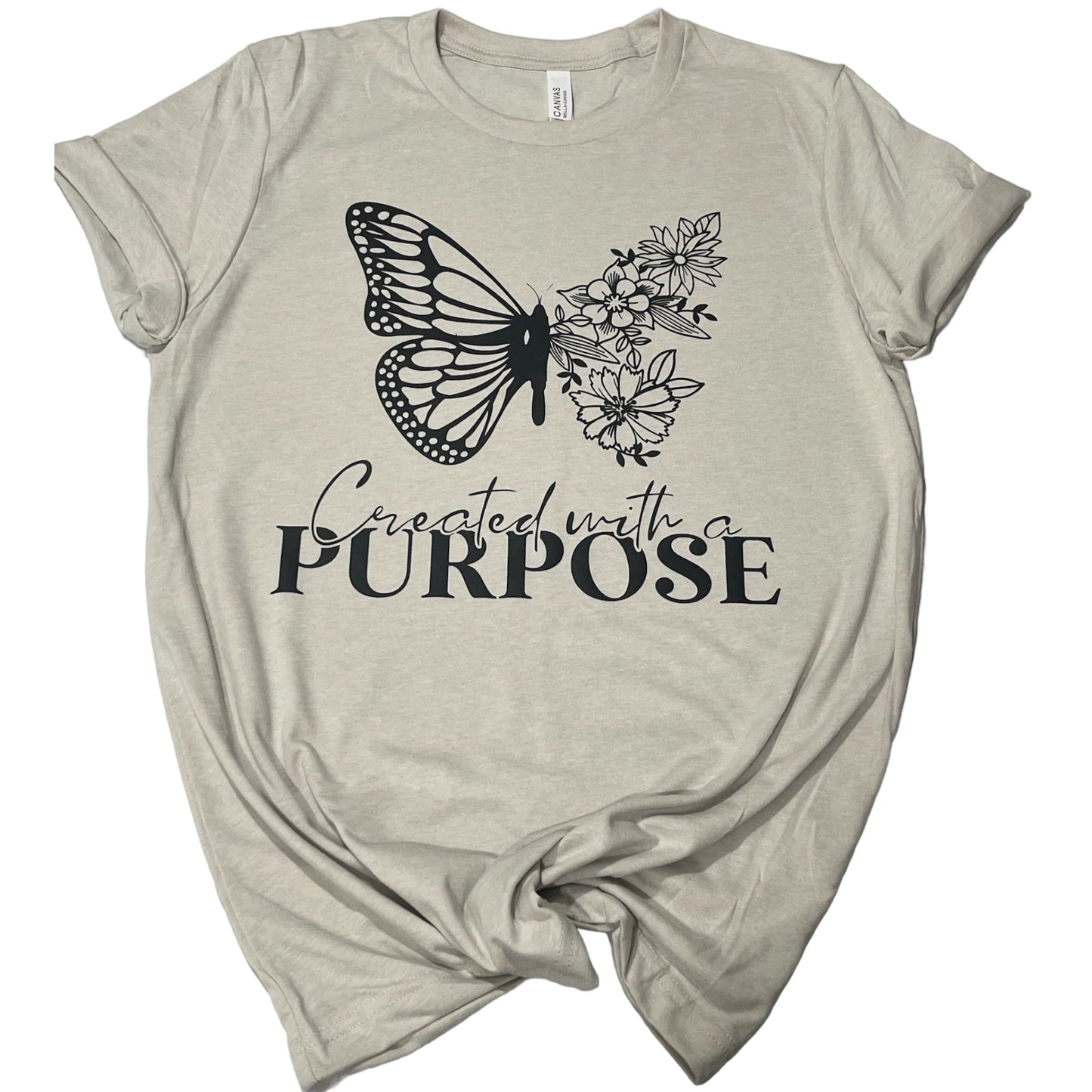 Created with a PURPOSE - T-shirt