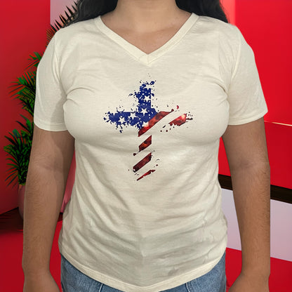 4th July Cross- Tshirt