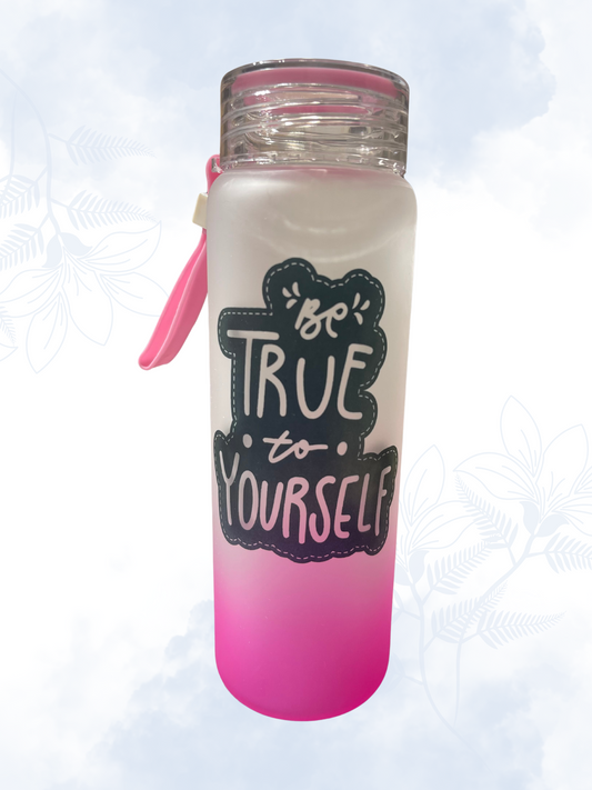 Great Things Await - 17oz Frosted Gradient Glass